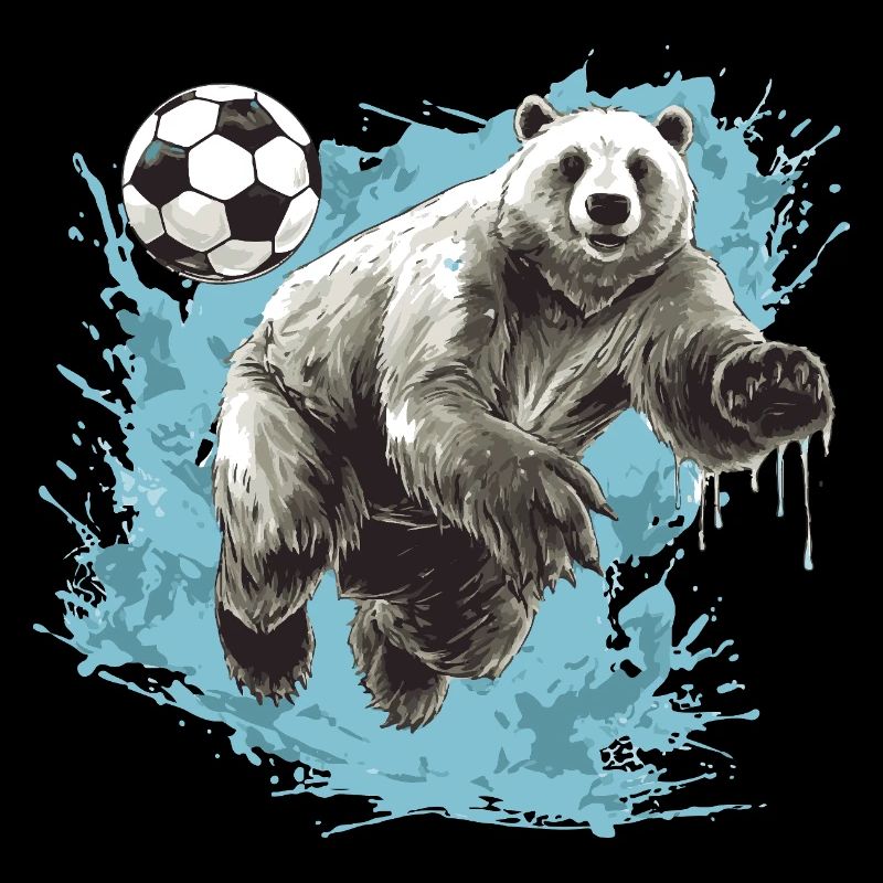 Eisbär Fussball Team Polar bär