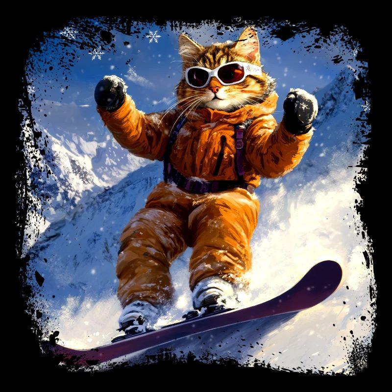 Planche à neige pour chat
