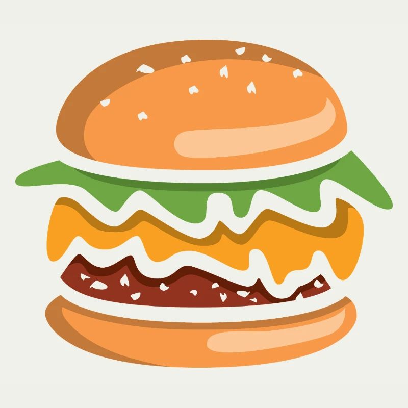 Comic Burger Cheeseburger