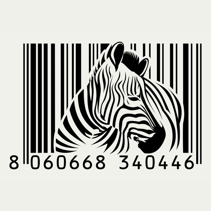 code à barres zèbre