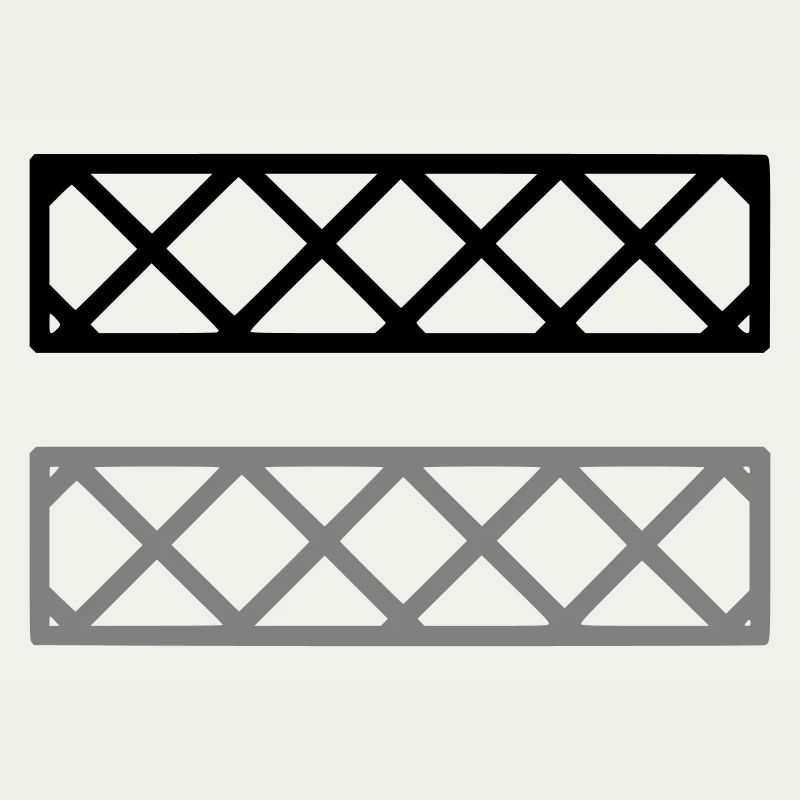 Fence Grid Pattern Frame