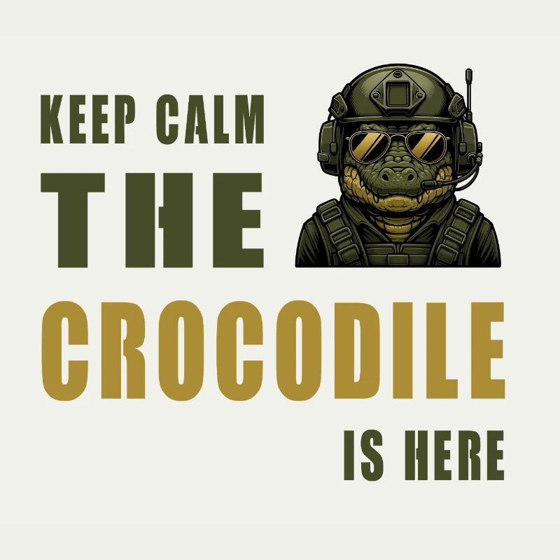 Krokodil im Einsatz – Keep Calm