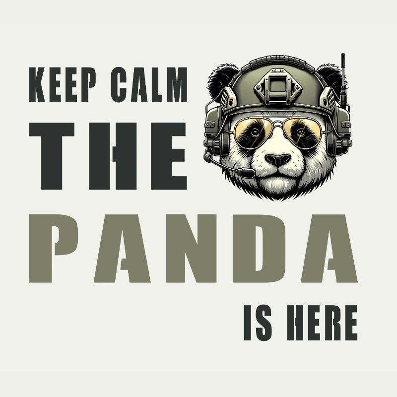 Panda tactique – Restez calme