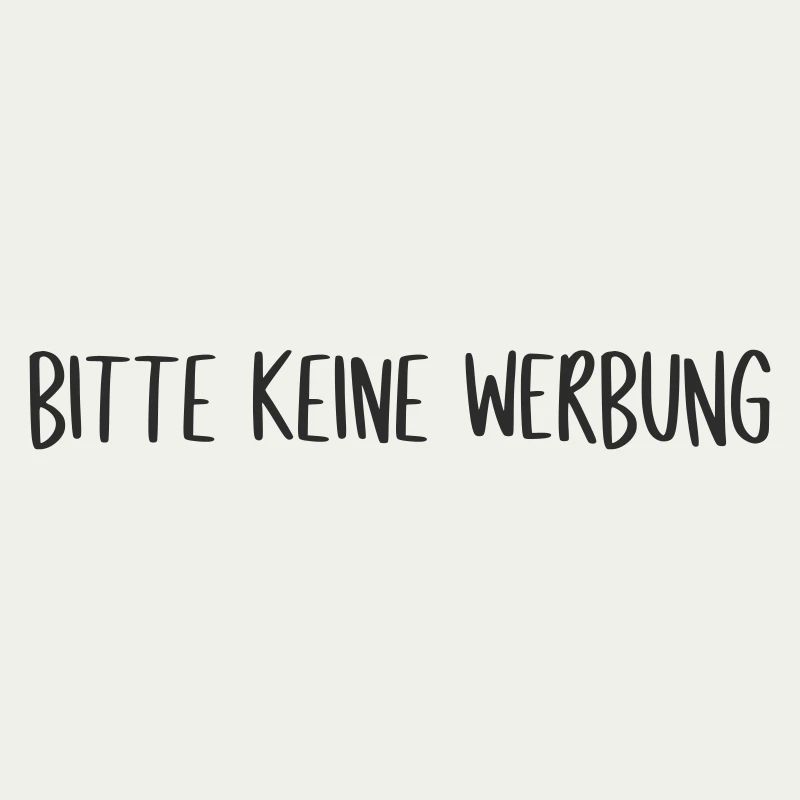 Bitte keine Werbung