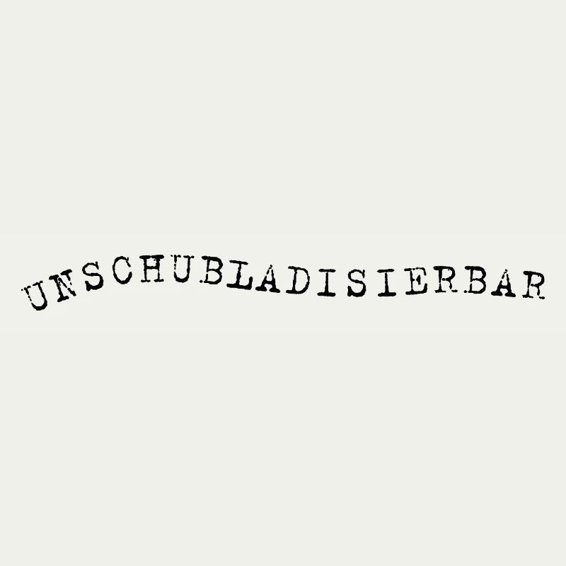 Unschubladisbar – Expression autodérisoire