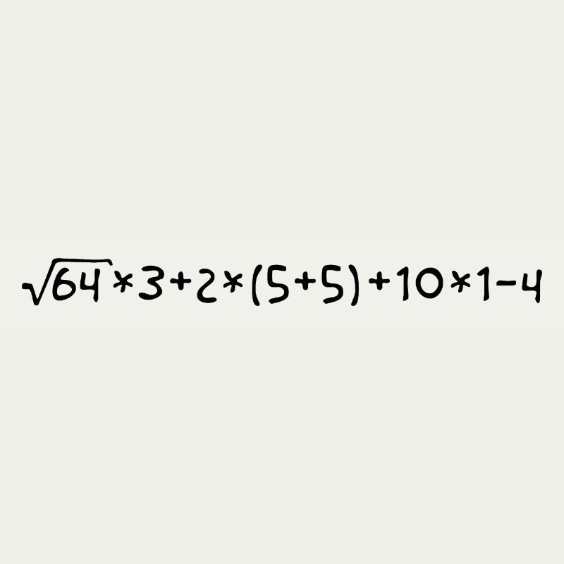 50th birthday - a mathematical task...