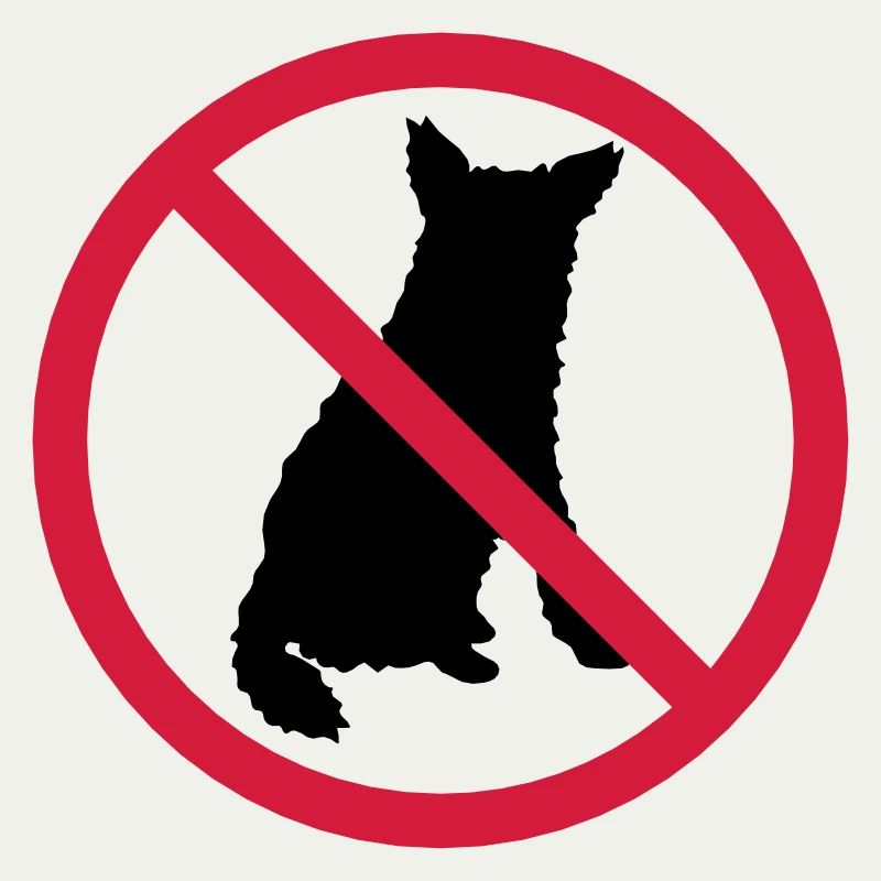 Chiens Interdit Bouclier