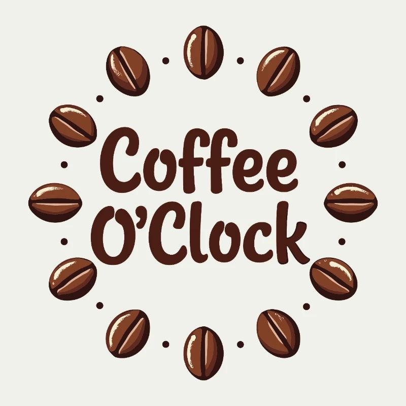 Coffee dream design with Coffee O'Clock theme