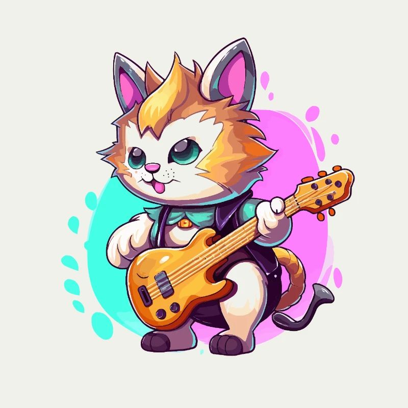 Un âne patchwork style doodle