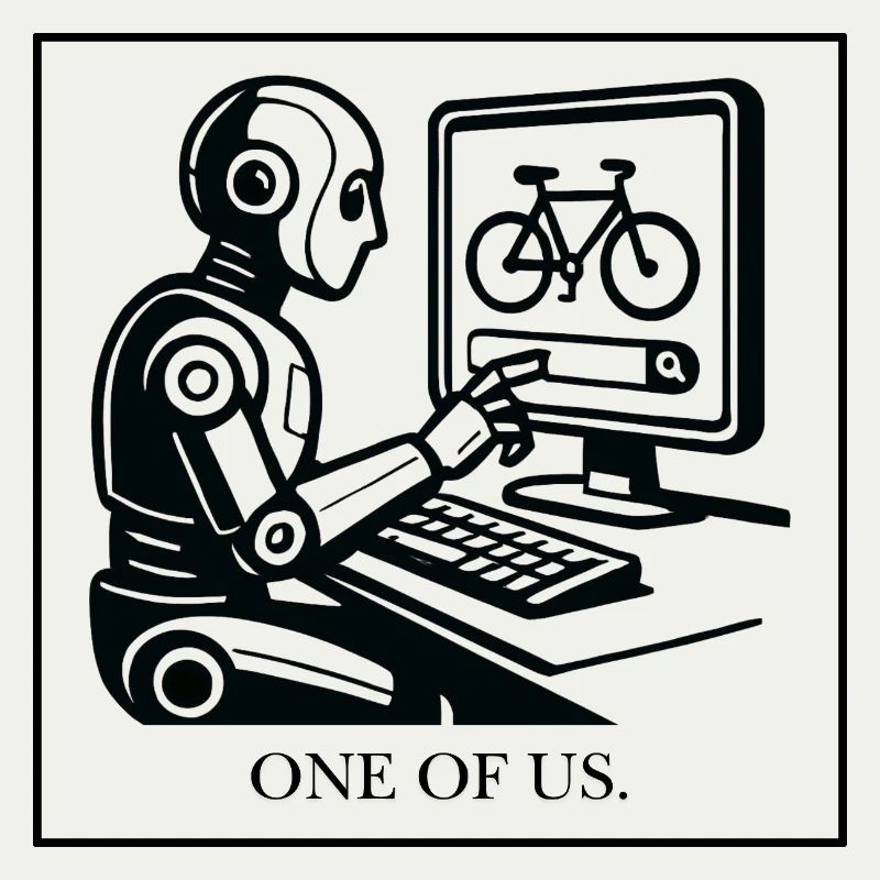 Conception robotique : Bicyclette sur un moniteur