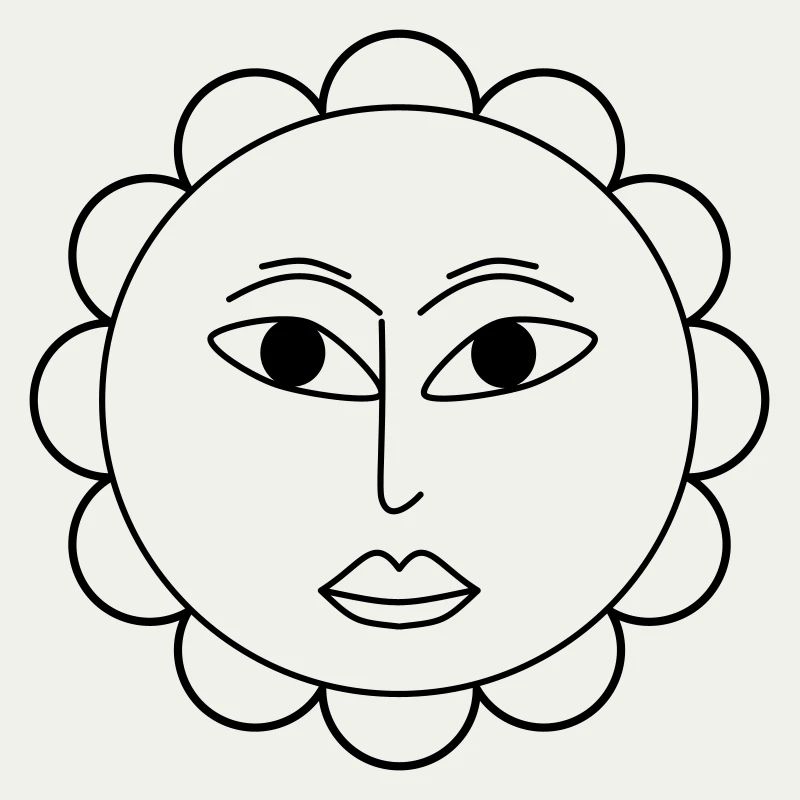 Schlichte Blume
