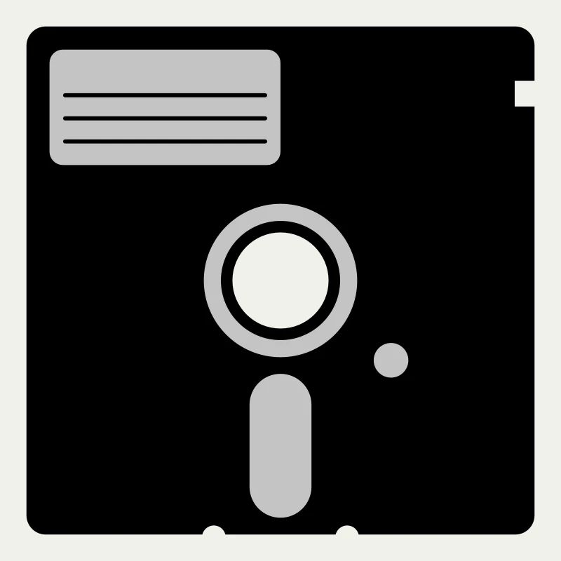 retro floppy disk
