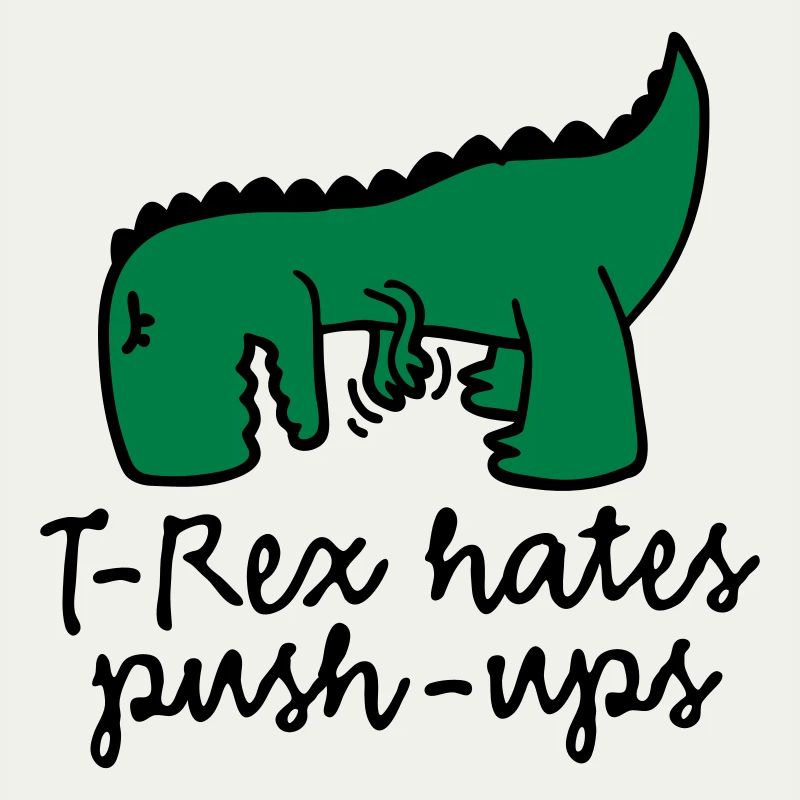 T-Rex déteste push-ups