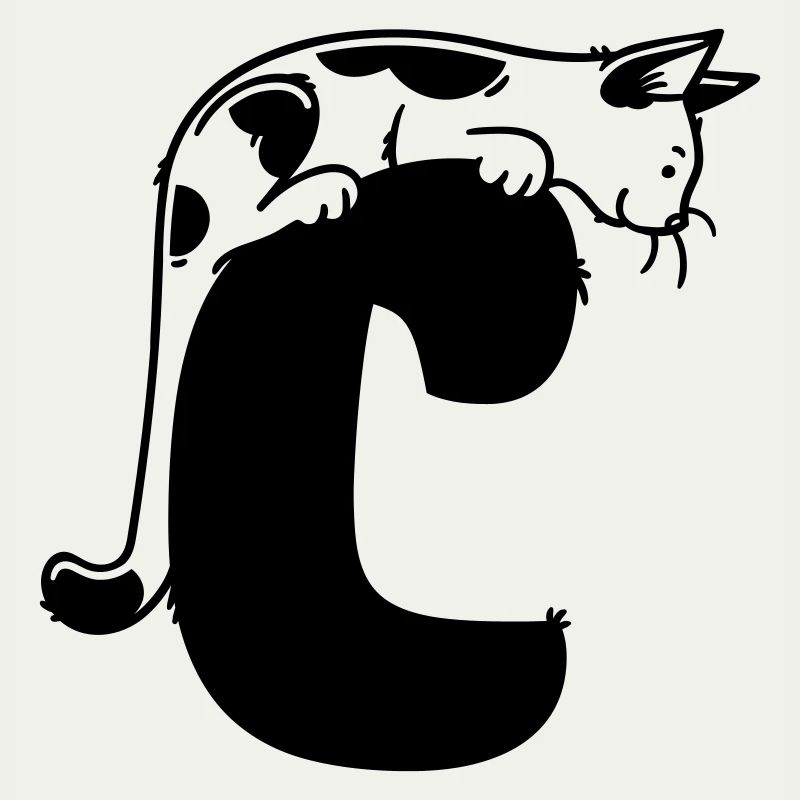 Lettre C du chat