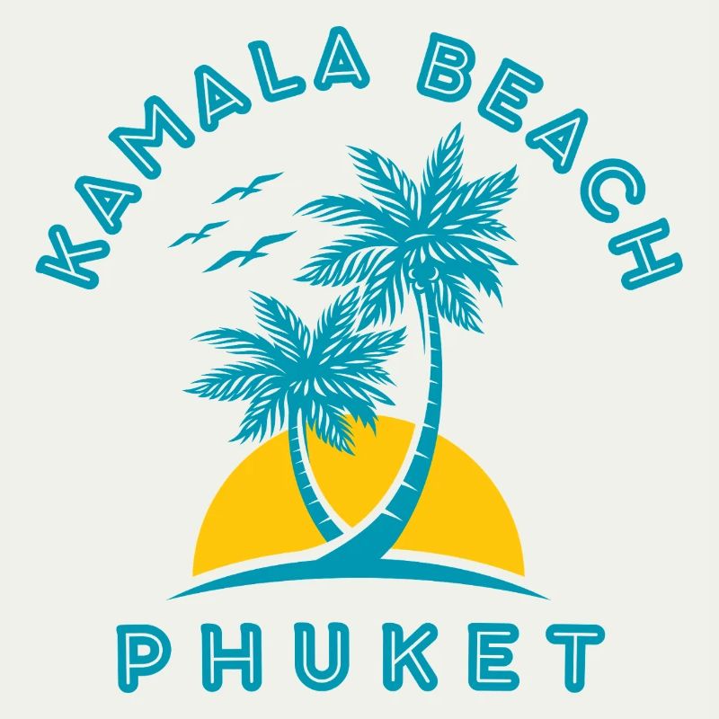 Kamala Beach Phuket Sunset Palm
