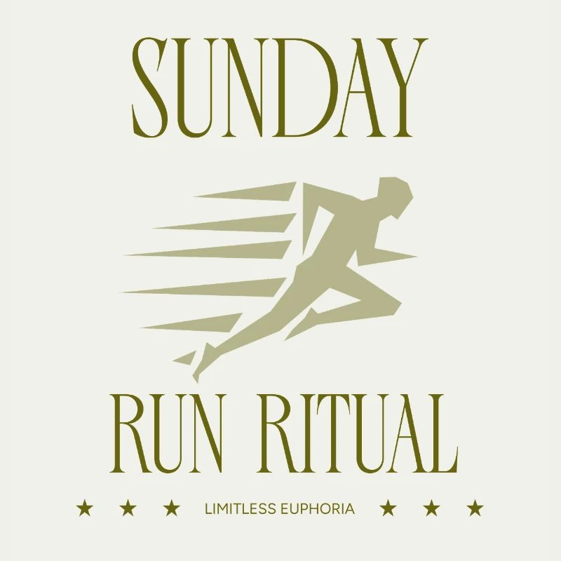 Coureur - Rituel de la course du dimanche