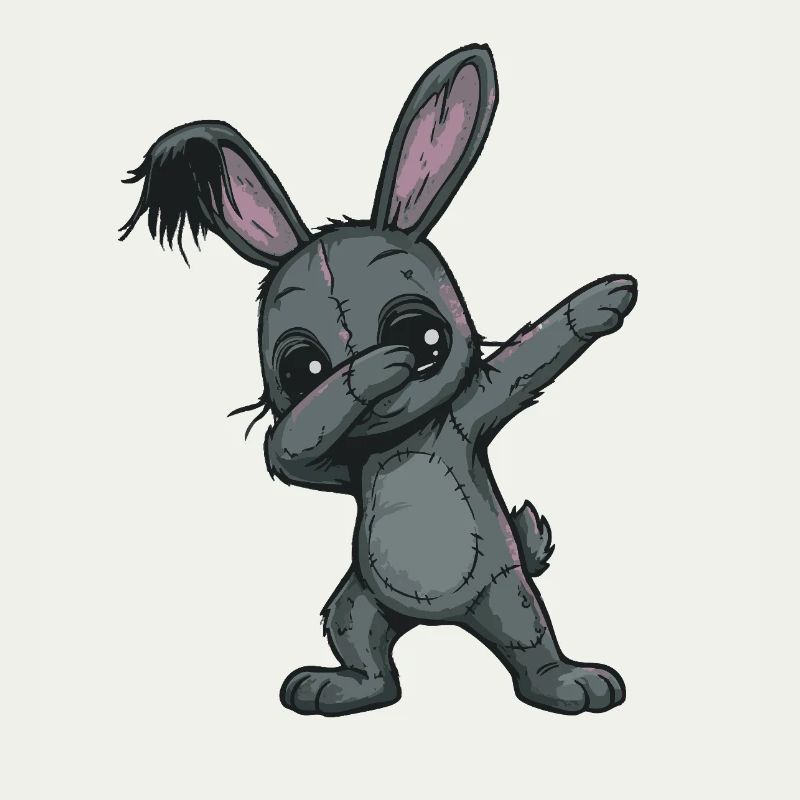 Patchwork Bunny Doodle