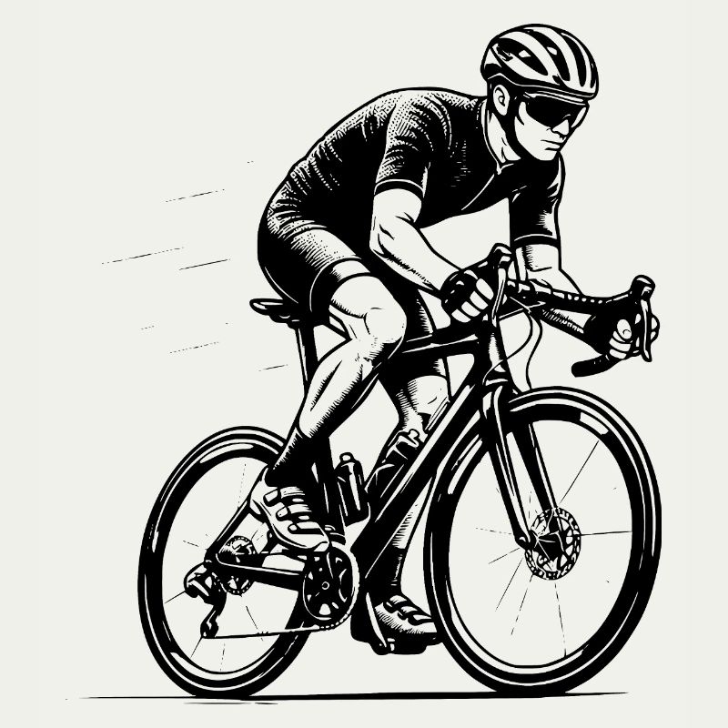 Déclaration directe sur le vélo de route