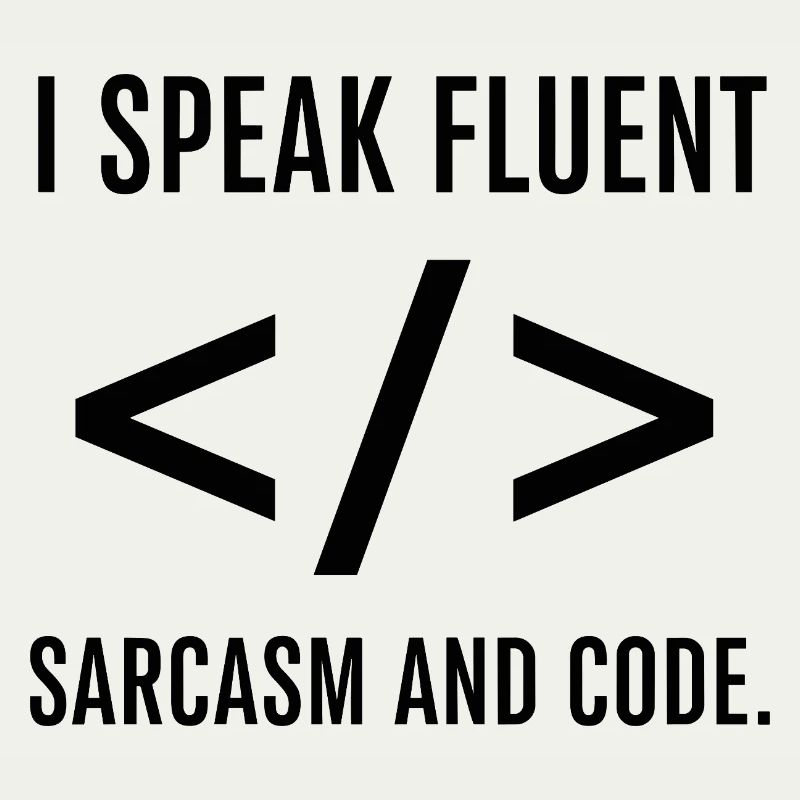 Je parle couramment le code