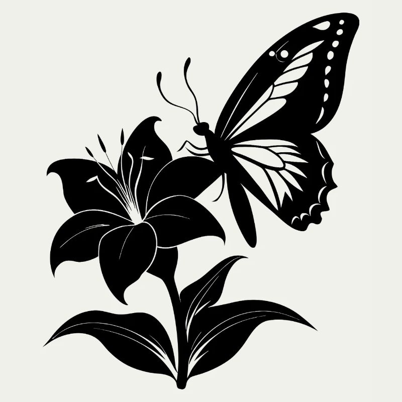 Papillon sur Lys