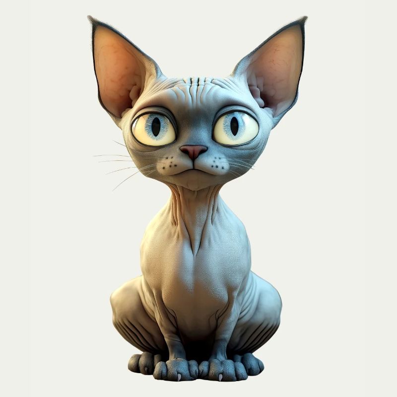 Chat Sphynx Chat Sphynx Chat Canadien Mignon Sphinx