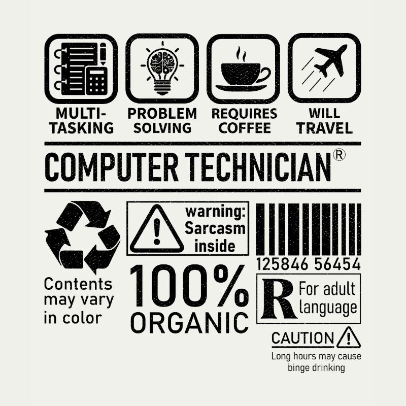 Technicien en informatique multitâche résolution de problèmes