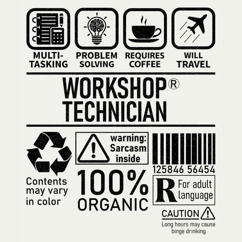 Workshop Technician multi tasking problem solving