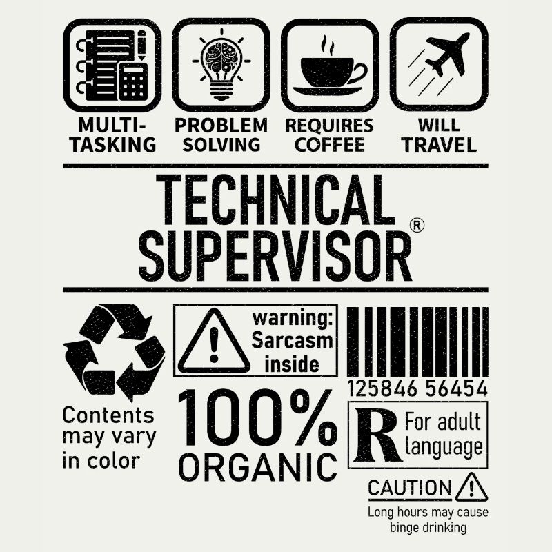 Technical Supervisor multi tasking problem solving