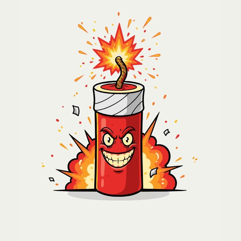 Angry Firecracker Comic