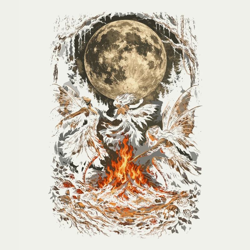 Fairycore Fairy Gothic Full Moon