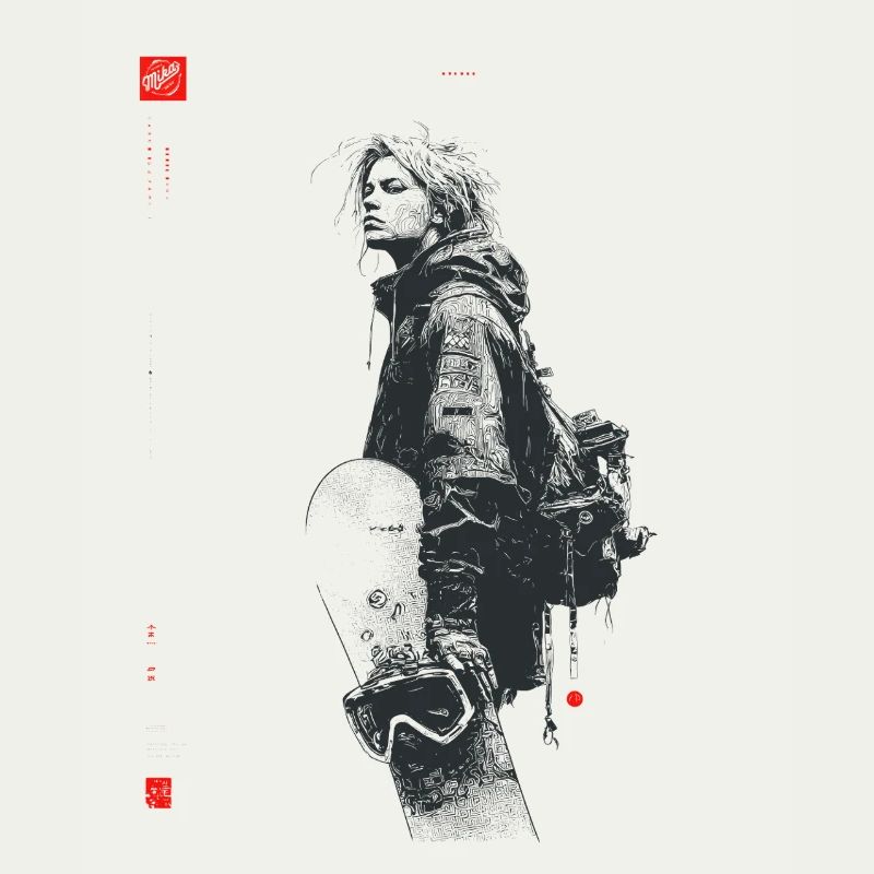 Dunkle Silhouette mit Dread