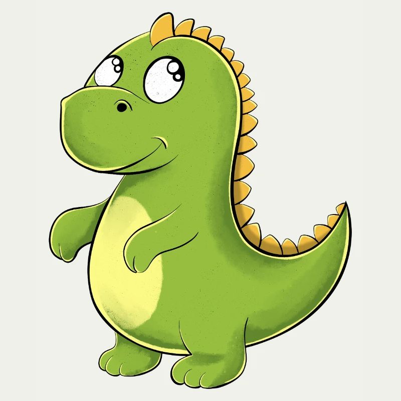 Dino Vert Joyeux