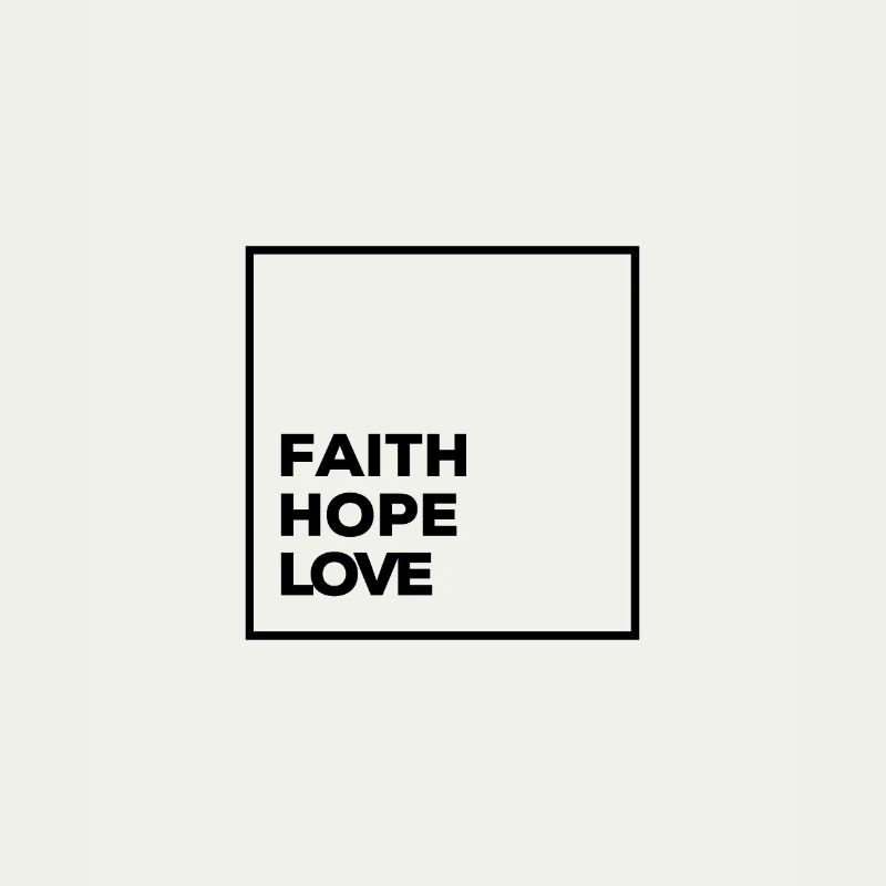 Glaube Hoffnung Liebe