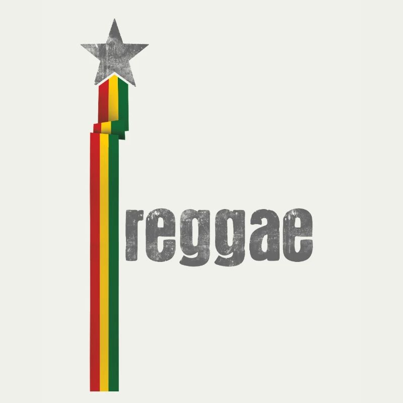 Conception de logo Reggae Star Rasta