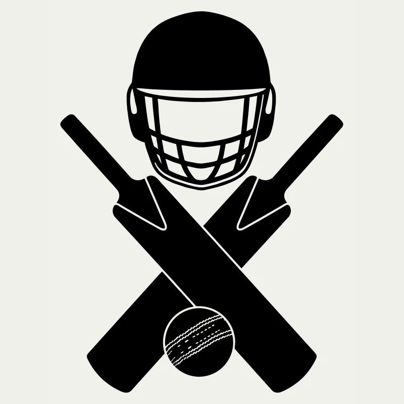 Image d’ombre du logo de cricket