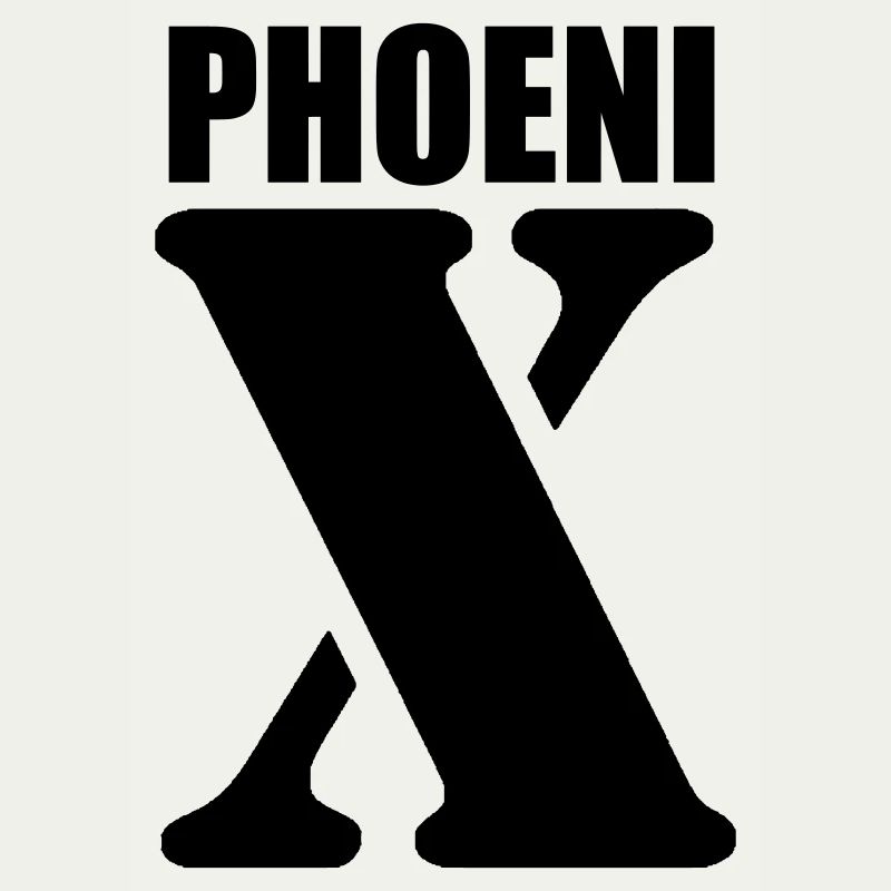 Phoenix – First Name Design | Minimal Typography