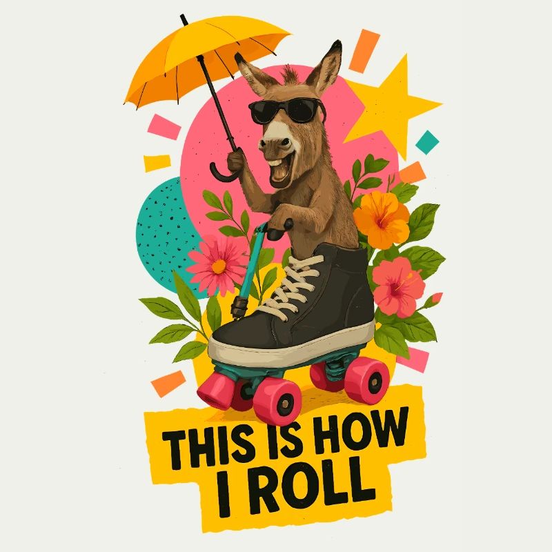 Roll-Esel mit Stil