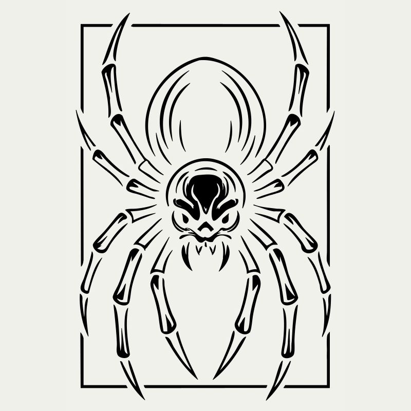 Stylized spider