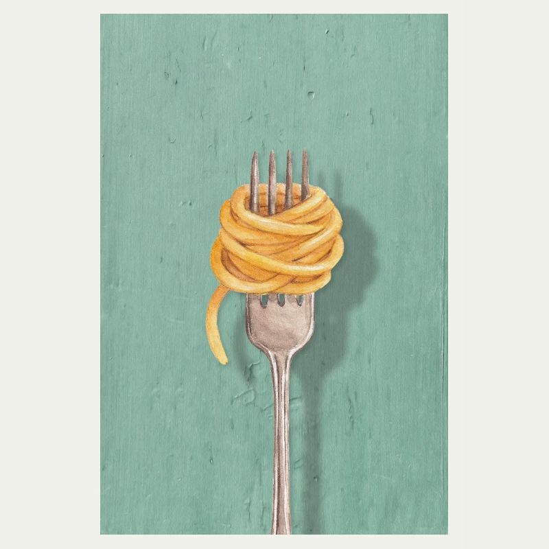 Pasta Fork Reduced Kitchen Design