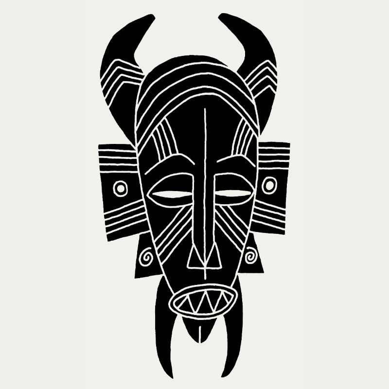 Afrikanischer schwarzer Dämon