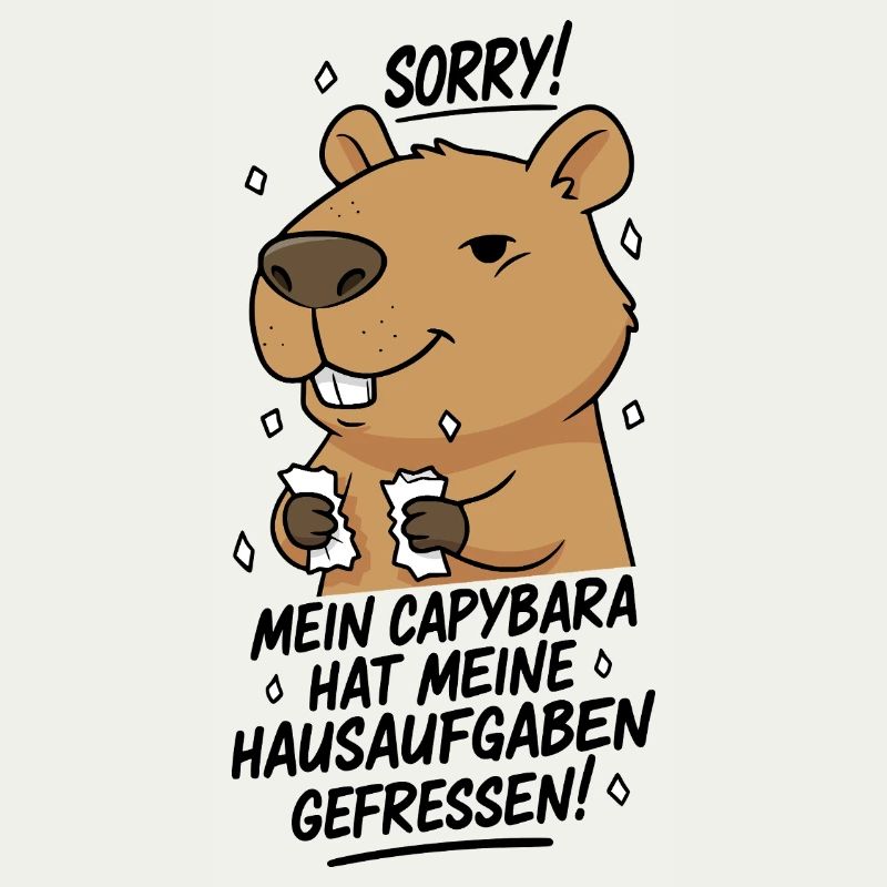 Pardon! Capybara a mangé mes devoirs
