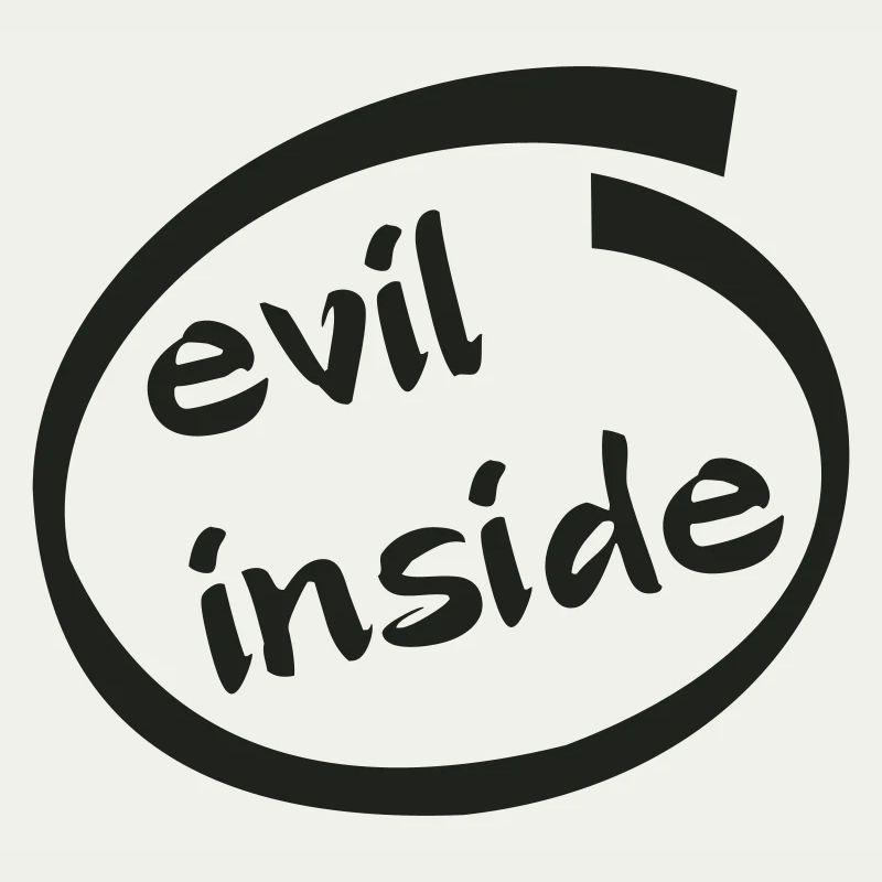 Evil Inside Ring Graphic