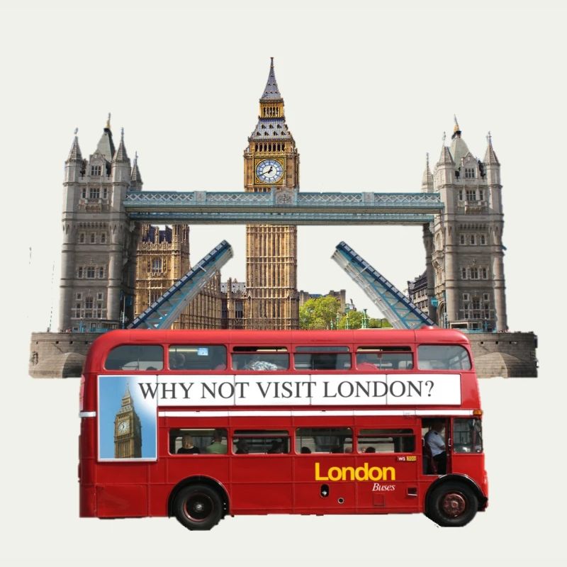 Collage de monuments de Londres
