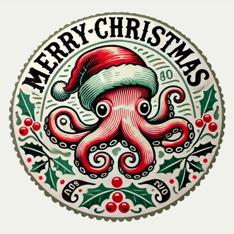 Conception du Père Noël Octopus