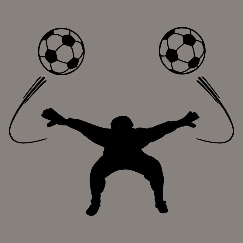 Torwart oder Torwartschattenfigur