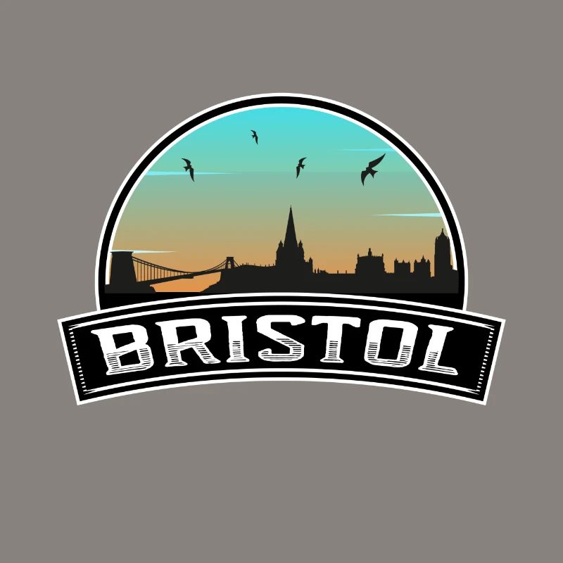 Bristol England Skyline British Souvenir