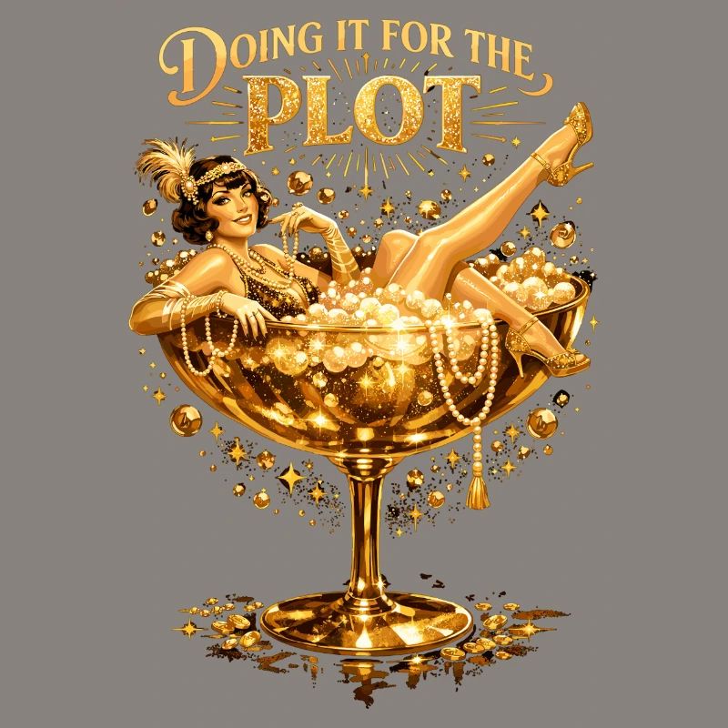 Golden Flapper: Doing it for the Plot Art