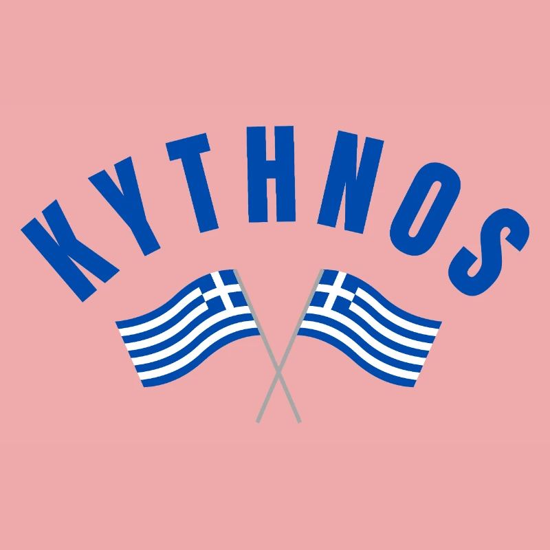 Drapeaux grecs de Kythnos