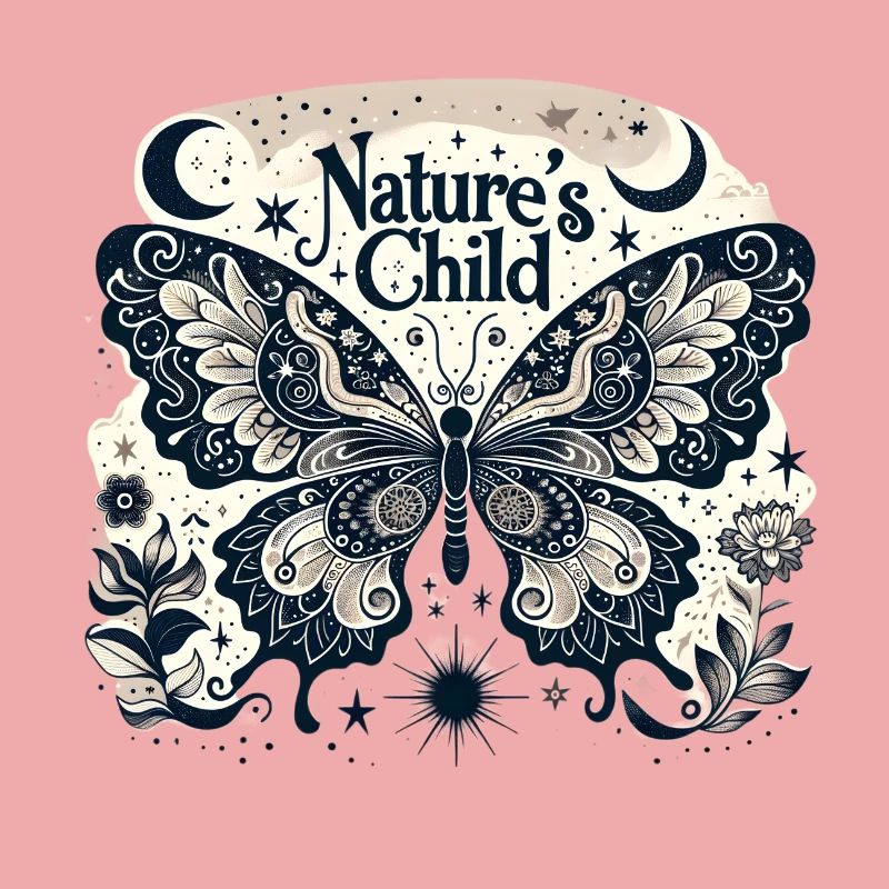 Nature's Child Butterfly Pattern