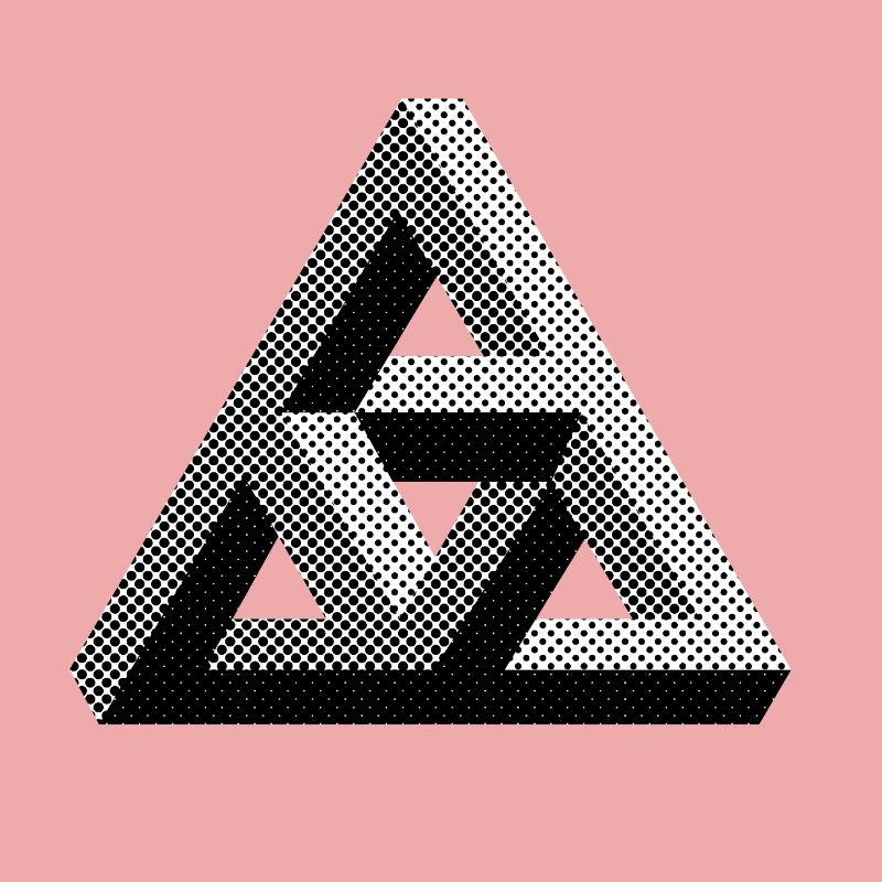 Illusions d’optique Design Triangle